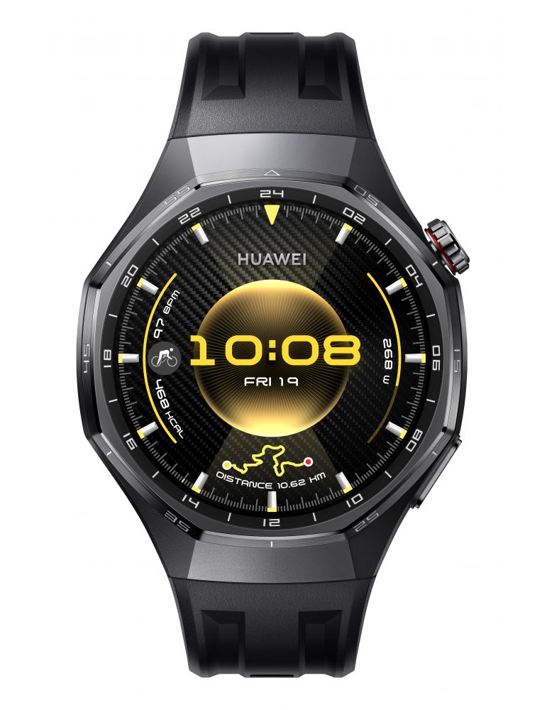 Watches Smartwatch Watch GT 6 Pro, 46MM, Black Titanium Alloy Case, Black Fluoroelastomer Strap "55020FTU" (timbru verde 0.18 lei)