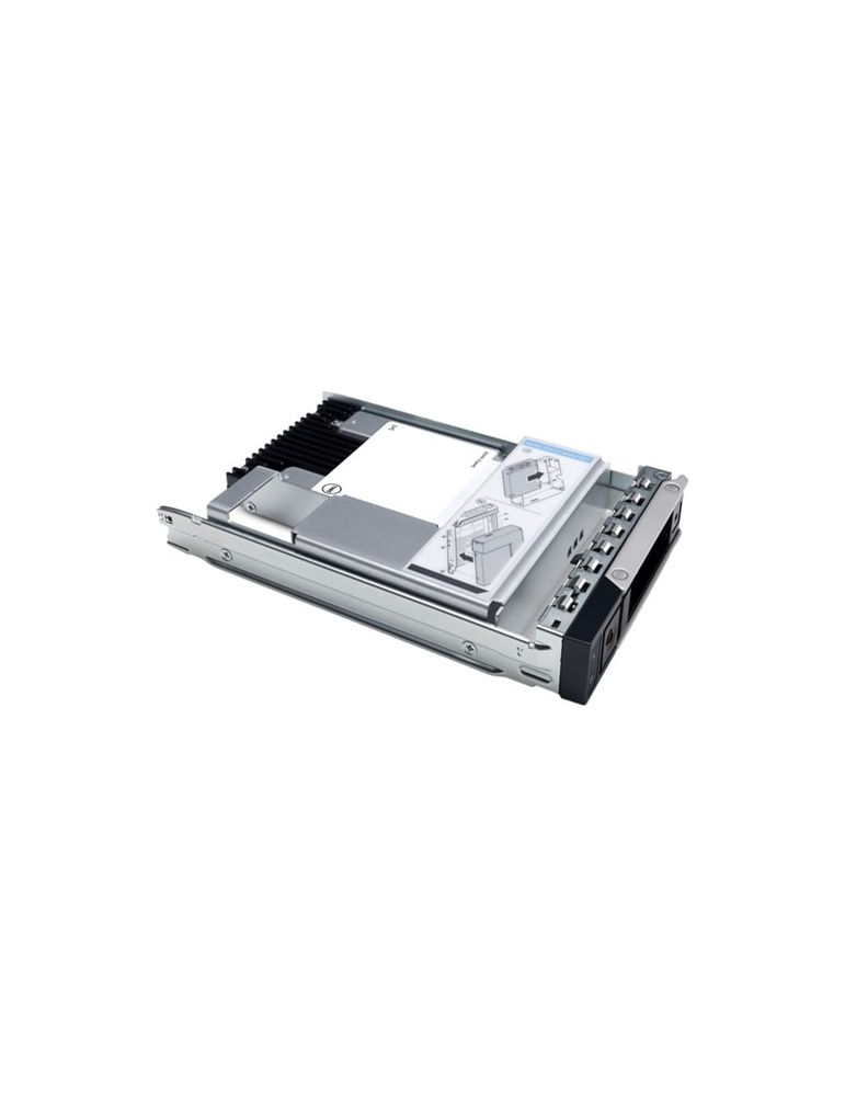 Hard Drives Dell - 480GB SSD SATA 6Gbps Read Intensive 512e 2.5in with 3.5in HYB carrier, 1DWPD, CK "345-BJSM-05"