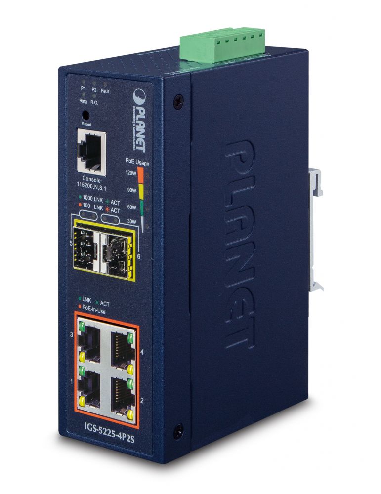 Hubs & Switches NET SWITCH 4PORT 1000M/IGS-5225-4P2S PLANET "IGS-5225-4P2S" (timbru verde 2 lei)