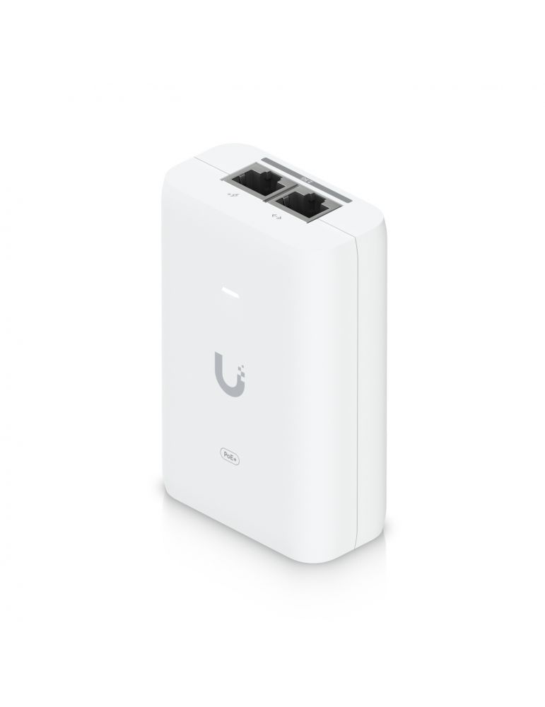 Ubiquiti Adaptor PowerLan Injector PoE 2.5G PoE+ Adaptor, 30 W, Alb "UACC-POEPLUS-2.5G-EU" (timbru verde 2 lei)