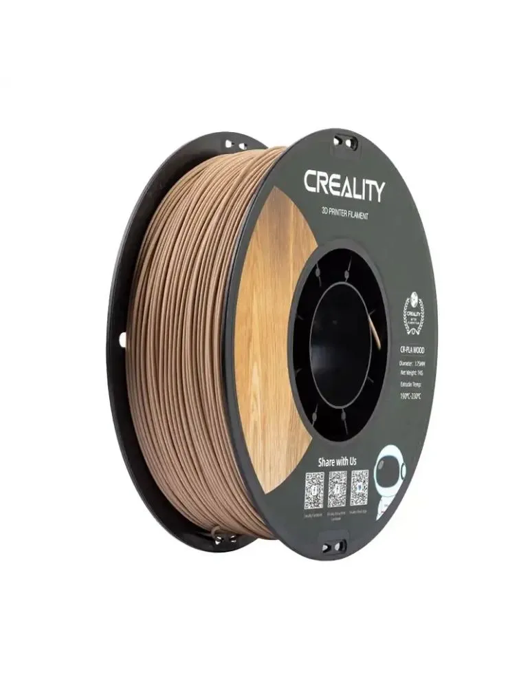 Print, Copy, Scan & Fax CR-PLA Wood Filament Creality (Pin alb)