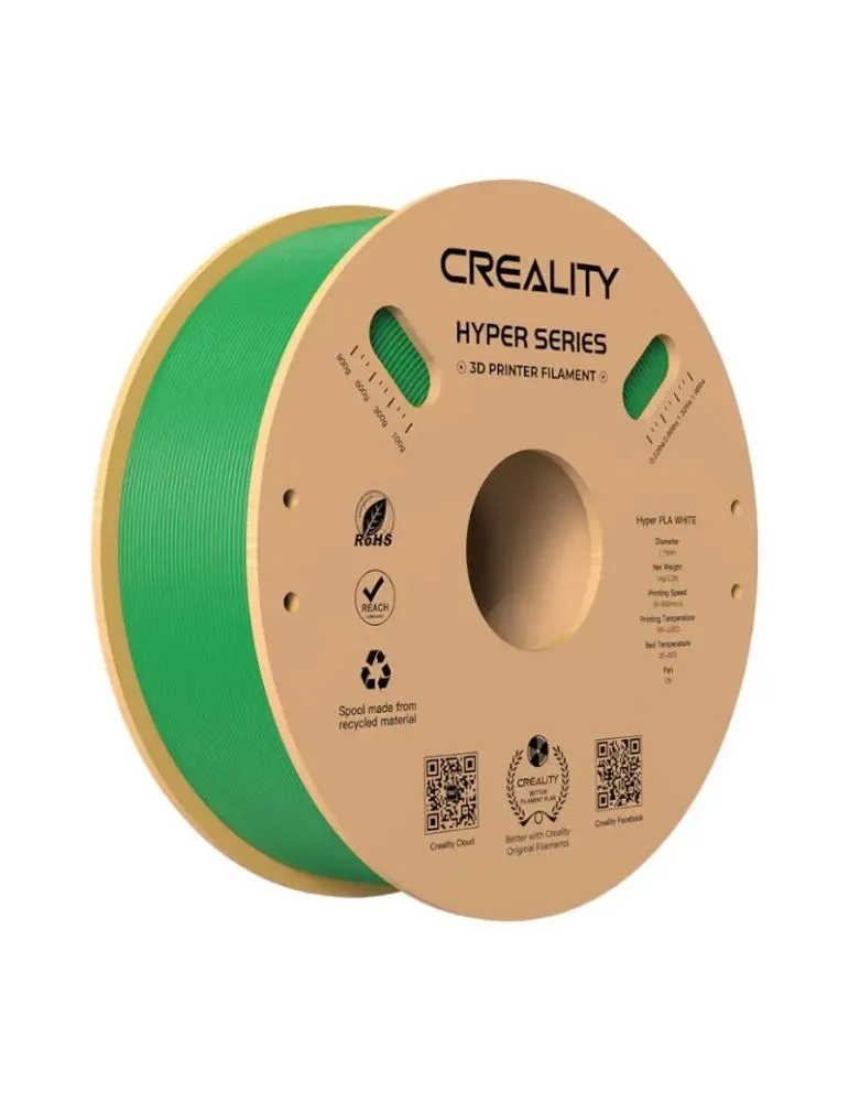 Print, Copy, Scan & Fax Filament Hyper PLA Creality (verde)
