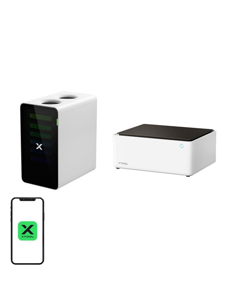 Air Purifiers Gravură laser 2 în 1 xTool M1 10W + Absorbitor de fum xTool SafetyPro AP2