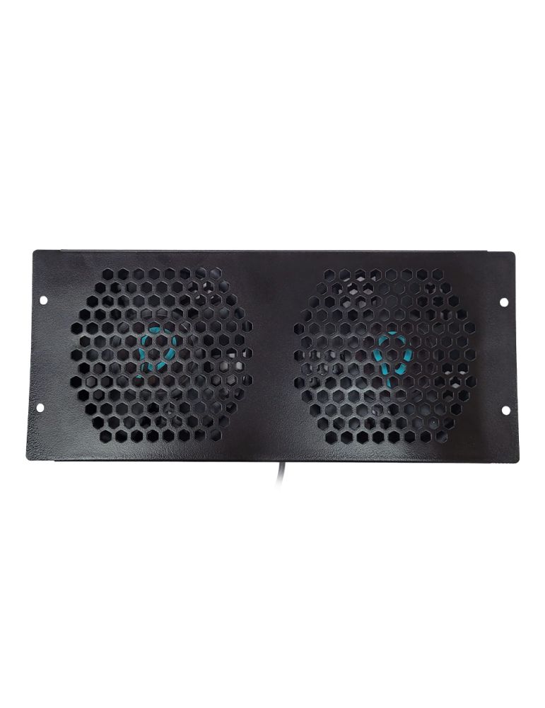 Computer System Cooling Parts UNITATE RACIRE SPACER, 1U pentru rack 19", 2 x ventilatoare, 120mm, 2300rpm, 30dBA, flux aer 69cfm, cablu 0.7m, black "SPFC-CW-2