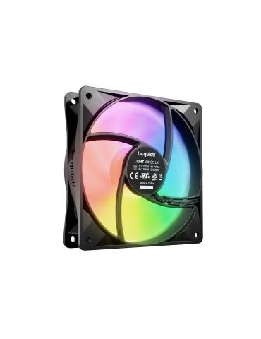 be quiet! LIGHT WINGS LX 120mm PWM high-speed Carcasă calculator Ventilator 12 cm Negru 1 buc.