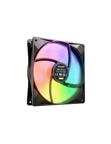 be quiet! LIGHT WINGS LX 140mm PWM 3-Pack Black Carcasă calculator Ventilator 14 cm Negru 3 buc.