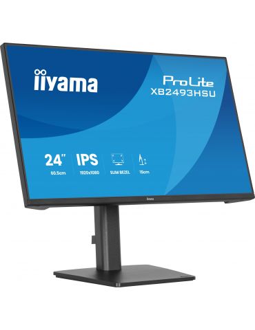 iiyama ProLite XB2493HSU-B1 monitoare LCD 60,5 cm (23.8") 1920 x 1080 Pixel Full HD LED Negru