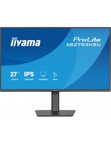 iiyama ProLite XB2793HSU-B1 monitoare LCD 68,6 cm (27") 1920 x 1080 Pixel Full HD LED Negru