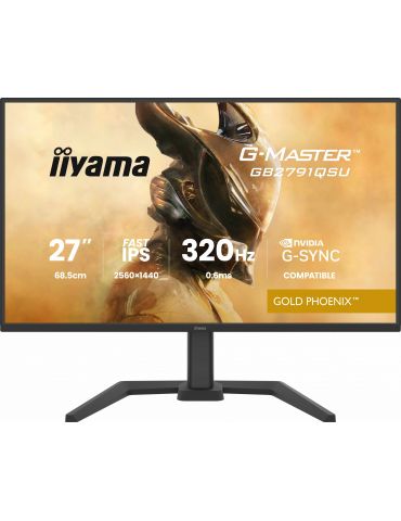 iiyama G-MASTER GB2791QSU-B1 monitoare LCD 68,6 cm (27") 2560 x 1440 Pixel Wide Quad HD Negru - Tik.ro