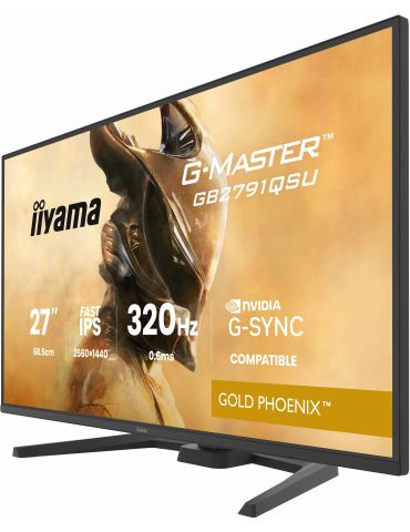 iiyama G-MASTER GB2791QSU-B1 monitoare LCD 68,6 cm (27") 2560 x 1440 Pixel Wide Quad HD Negru