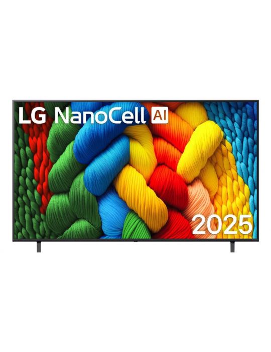 LG NanoCell AI NANO80 55NANO80A3B televizor 139,7 cm (55") 4K Ultra HD Smart TV Wi-Fi Negru
