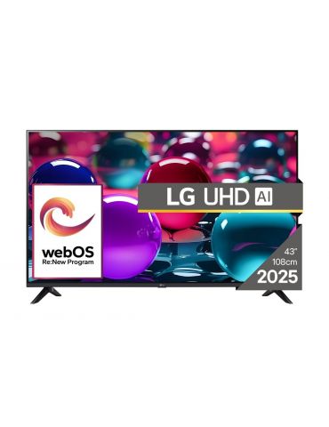 LG UHD AI 43UA73003LA televizor 109,2 cm (43") 4K Ultra HD Smart TV Wi-Fi Negru