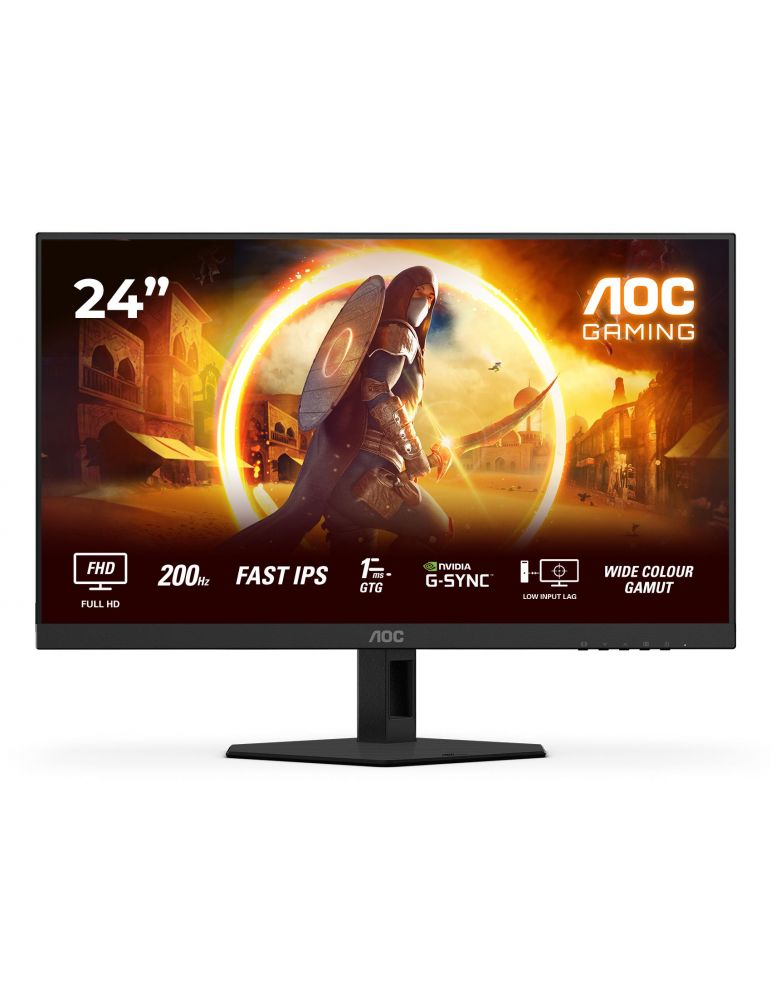 Computer Monitors AOC G4 24G4HRE monitoare LCD 60,5 cm (23.8") 1920 x 1080 Pixel Full HD LED Negru, Roşu