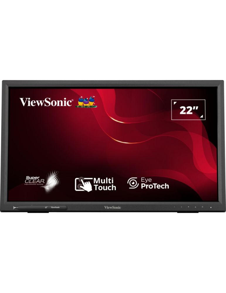 Viewsonic Viewsonic TD2223-2 monitoare LCD 55,9 cm (22") 1920 x 1080 Pixel Full HD Ecran tactil Negru