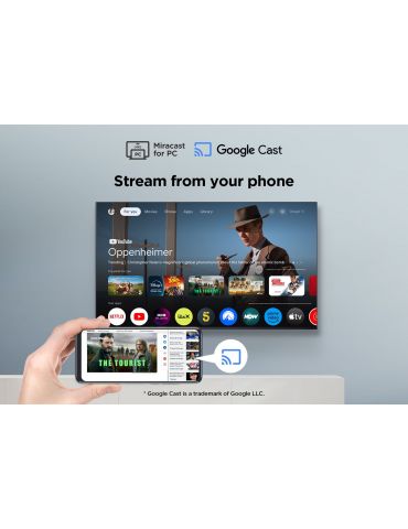 TCL V6C 43V6C televizor 109,2 cm (43") 4K Ultra HD Smart TV Wi-Fi Metalic 260 cd m²