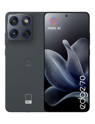 Motorola edge 70 17 cm (6.7") Dual SIM Android 16.0 5G USB tip-C 12 Giga Bites 512 Giga Bites 4800 mAh Gri - Tik.ro