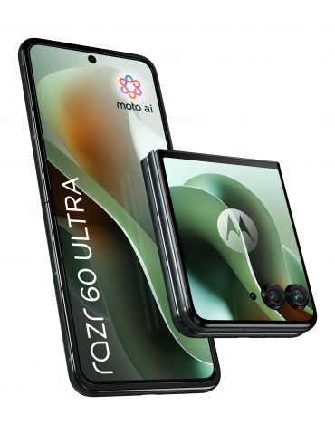 Motorola razr 60 ultra 17,7 cm (6.96") Dual SIM Android 15 5G USB tip-C 16 Giga Bites 512 Giga Bites 4700 mAh Albastru, Verde - Tik.ro