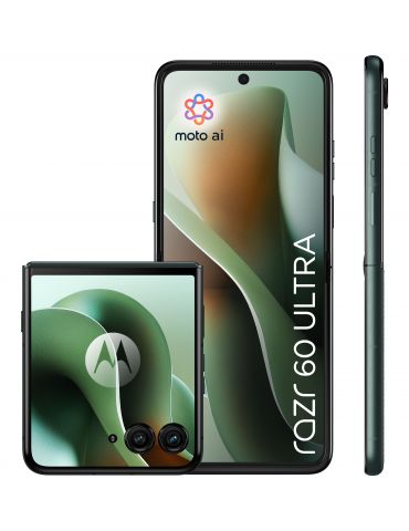 Motorola razr 60 ultra 17,7 cm (6.96") Dual SIM Android 15 5G USB tip-C 16 Giga Bites 512 Giga Bites 4700 mAh Albastru, Verde