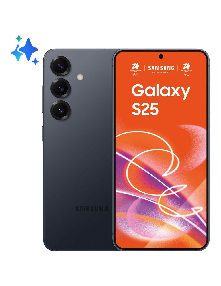 Mobile Phones Samsung Galaxy S25 SM-S931B/DS 15,8 cm (6.2") Dual SIM Android 15 5G USB tip-C 12 Giga Bites 512 Giga Bites 4000 mAh Negru