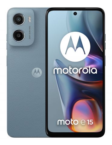 Motorola moto e15 16,9 cm (6.67") Dual SIM Android 14 Go edition 4G USB tip-C 2 Giga Bites 64 Giga Bites 5200 mAh Albastru