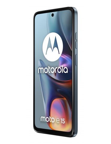Motorola moto e15 16,9 cm (6.67") Dual SIM Android 14 Go edition 4G USB tip-C 2 Giga Bites 64 Giga Bites 5200 mAh Albastru