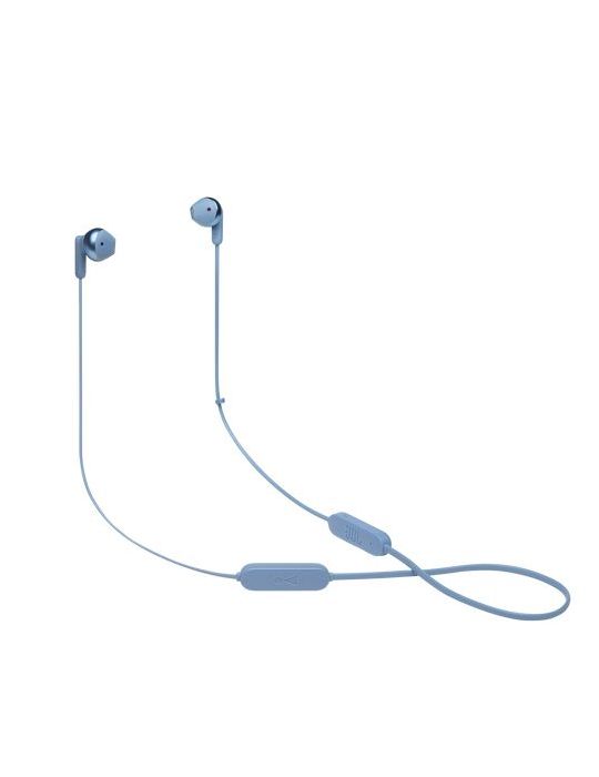 JBL Tune 215BT Căști Fără fir În ureche, Bandă gât Apeluri Muzică Bluetooth Albastru