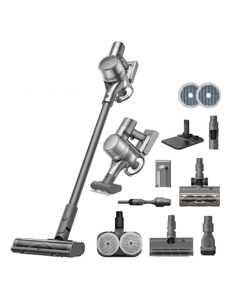 Vacuums Dreame R20 Aqua Aspirator 2 în 1 Baterie Uscat şi umed HEPA Fără sac 0,6 L 570 W Gri 2,9 Ah