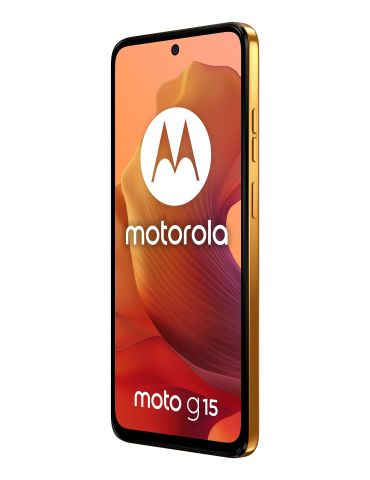 Motorola moto g15 17,1 cm (6.72") Dual SIM Android 15 4G USB tip-C 4 Giga Bites 128 Giga Bites 5200 mAh Portocală