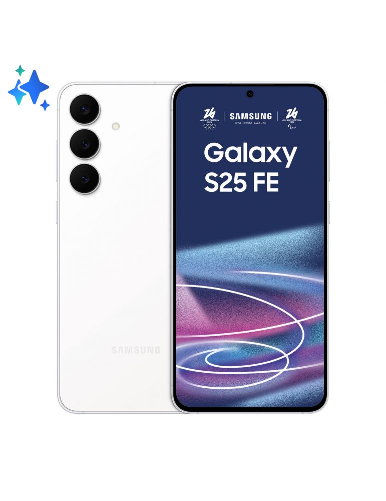 Mobile Phones Samsung Galaxy S25 FE 5G 17 cm (6.7") Dual SIM USB tip-C 8 Giga Bites 128 Giga Bites 4900 mAh Alb