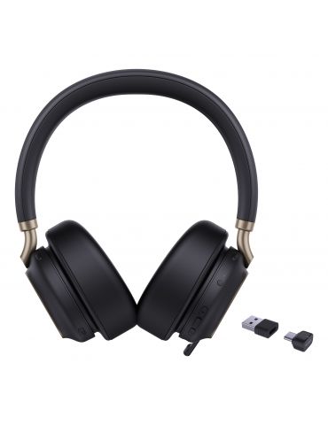 Yealink BH76 Plus Teams USB-C A Căști Fără fir Bandă de fixare pe cap Apeluri Muzică USB Type-C   USB Type-A Bluetooth Negru