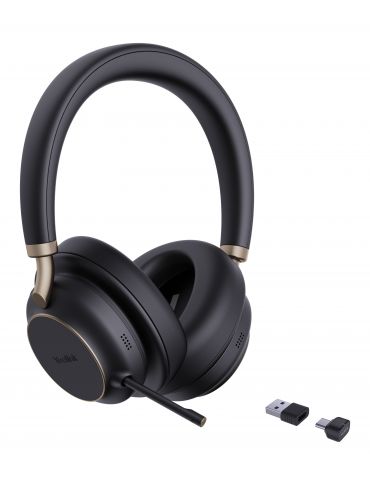 Yealink BH76 Plus Teams USB-C A Căști Fără fir Bandă de fixare pe cap Apeluri Muzică USB Type-C   USB Type-A Bluetooth Negru