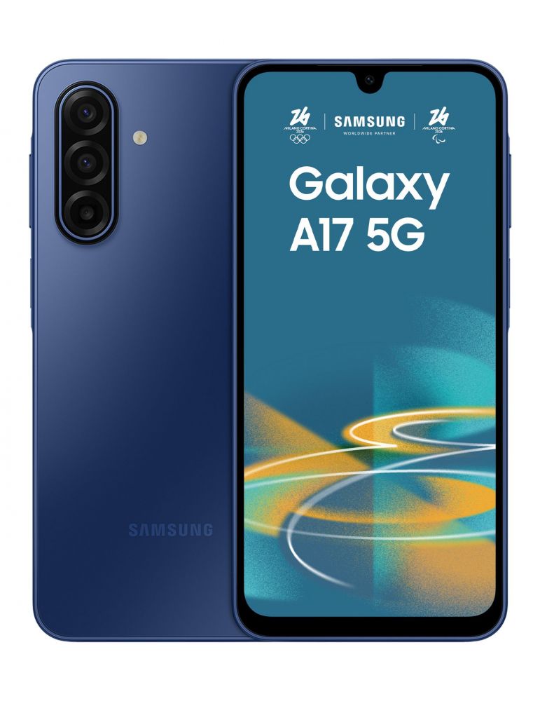 Mobile Phones Samsung Galaxy A17 5G 17 cm (6.7") Dual SIM hibrid USB tip-C 8 Giga Bites 256 Giga Bites 5000 mAh Albastru