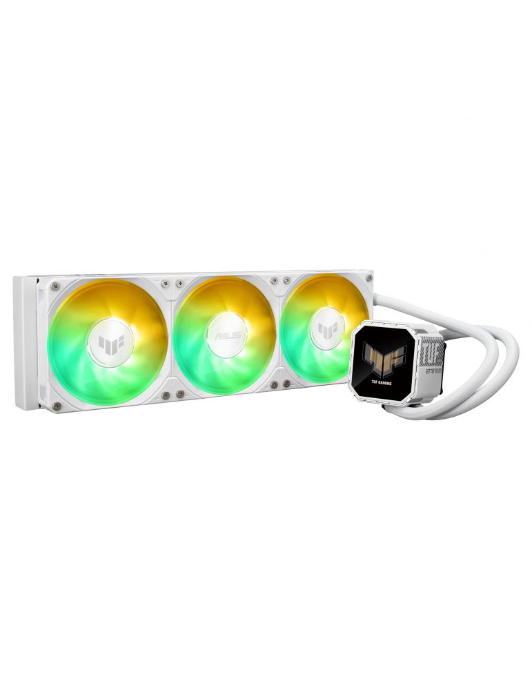 Asus ASUS TUF Gaming LC III 360 ARGB LCD White Edition Procesor Răcire lichidă all-in-one 12 cm Alb 1 buc.