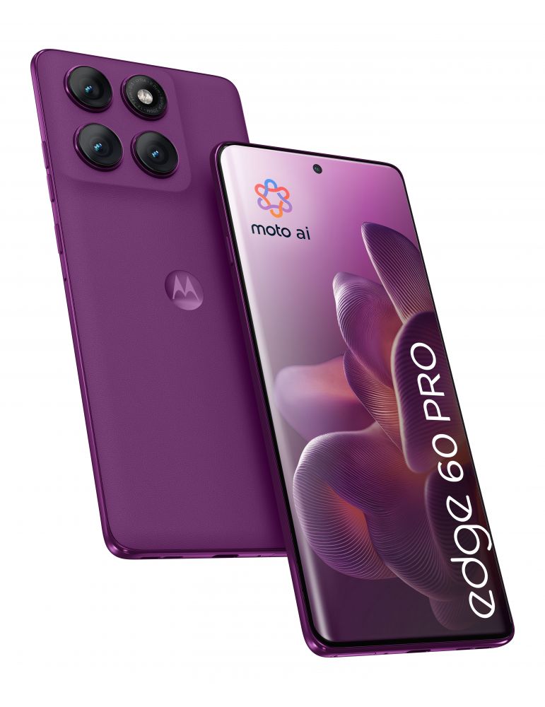 Motorola Motorola edge 60 pro 16,9 cm (6.67") Dual SIM Android 15 5G USB tip-C 12 Giga Bites 512 Giga Bites 6000 mAh Purpuriu
