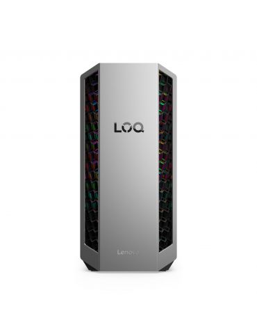 Lenovo LOQ Tower 26ADR10 AMD Ryzen™ 7 8745HX 16 Giga Bites DDR5-SDRAM 512 Giga Bites SSD NVIDIA GeForce RTX 5060 PC-ul Negru - Tik.ro