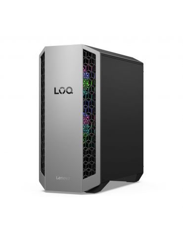Lenovo LOQ Tower 26ADR10 AMD Ryzen™ 7 8745HX 16 Giga Bites DDR5-SDRAM 1 TB SSD NVIDIA GeForce RTX 5050 PC-ul Negru