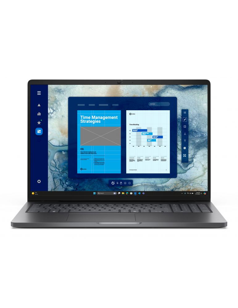 Laptops DELL Pro 16 PC16250 Intel Core 5 120U Laptop 40,6 cm (16") Full HD+ 16 Giga Bites DDR5-SDRAM 256 Giga Bites SSD Wi-Fi 6E