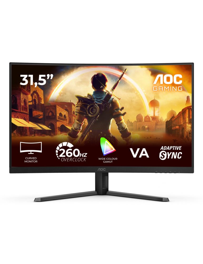 Computer Monitors AOC G4 C32G42ZE monitoare LCD 80 cm (31.5") 1920 x 1080 Pixel Full HD LED Negru, Roşu