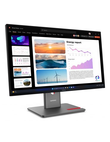 Lenovo ThinkVision P24Q-40 monitoare LCD 60,5 cm (23.8") 2560 x 1440 Pixel Quad HD Negru