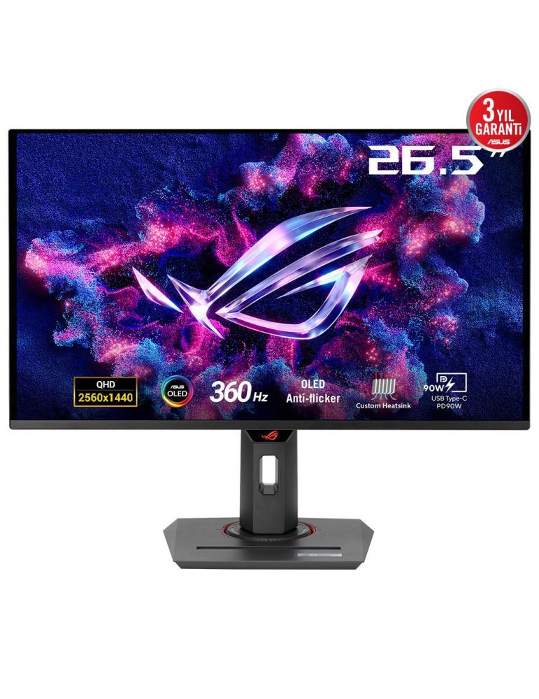 Asus ASUS ROG Strix OLED XG27ACDNG monitoare LCD 67,3 cm (26.5") 2560 x 1440 Pixel Quad HD QD-OLED Negru
