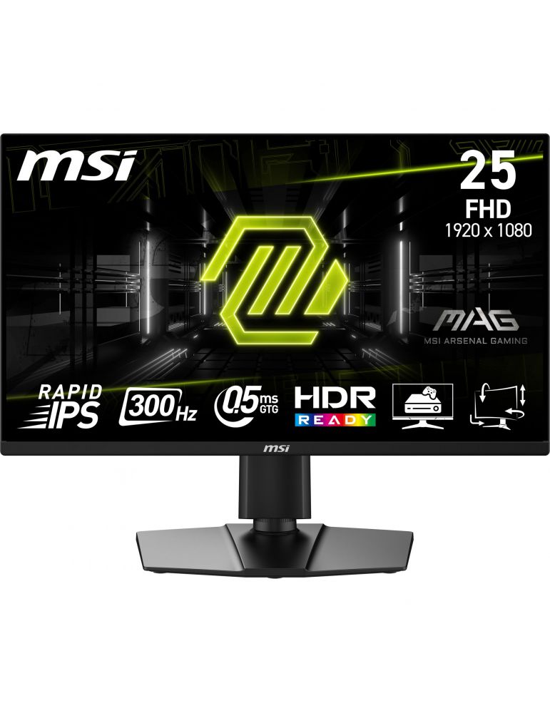 Computer Monitors MSI MAG 255PXF monitoare LCD 62,2 cm (24.5") 1920 x 1080 Pixel Full HD Negru