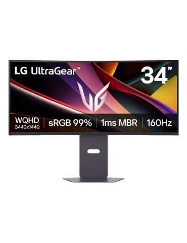 LG 34G600A-B monitoare LCD 86,4 cm (34") 3440 x 1440 Pixel Wide Quad HD Negru - Tik.ro
