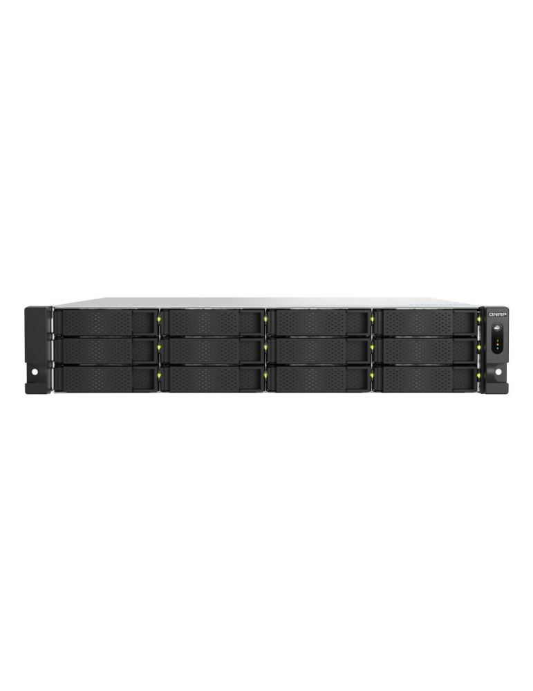 Network Storage Systems QNAP TS-H1277AXU-RP NAS Cabinet metalic (2U) AMD Ryzen 5 16 Giga Bites DDR5 0 TB QuTS hero Negru