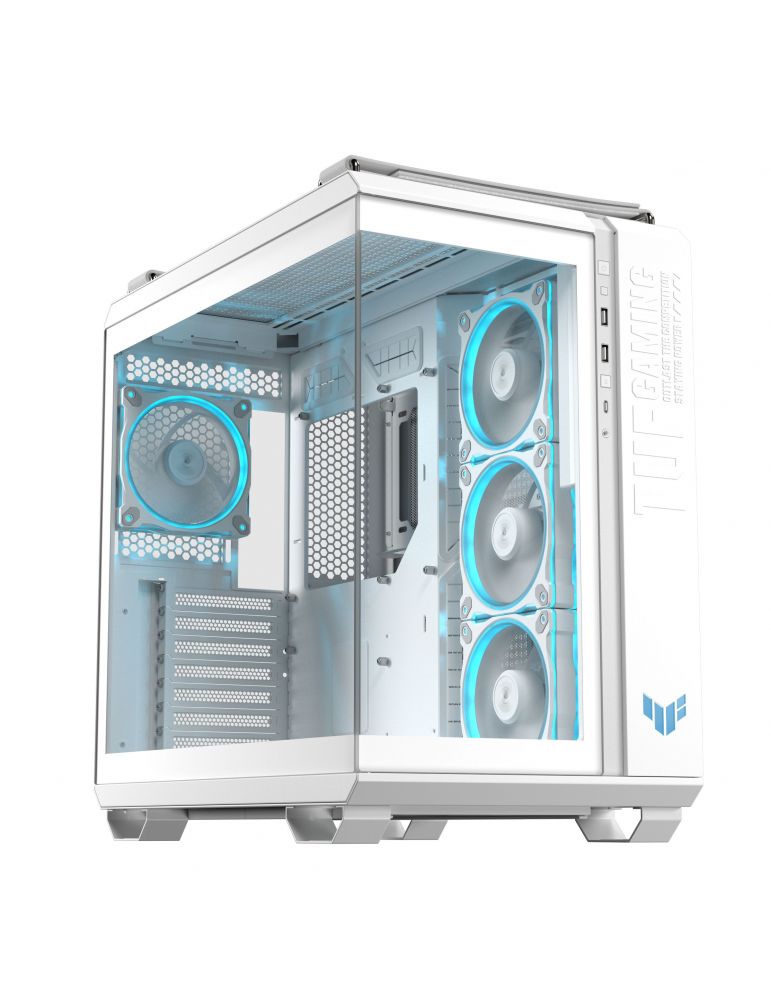 Asus ASUS TUF GAMING GT502 Horizon TG ARGB White Midi Tower Alb