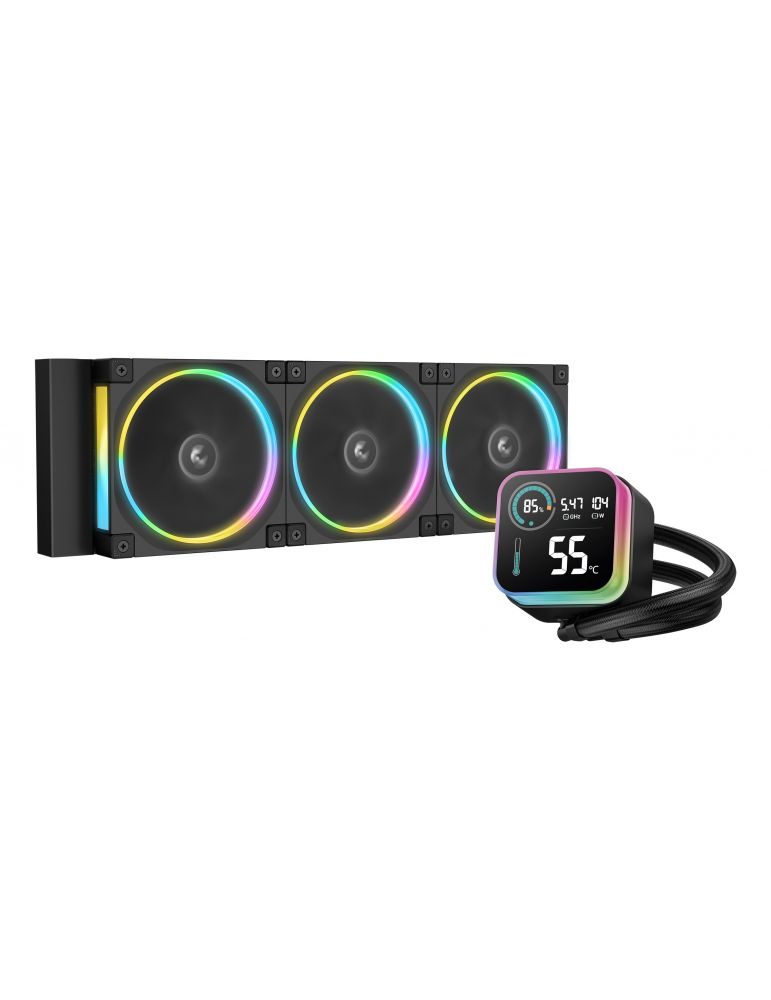 Computer System Cooling Parts DeepCool LQ360 ULTRA ARGB Procesor Kit lichid de răcire 12 cm Negru
