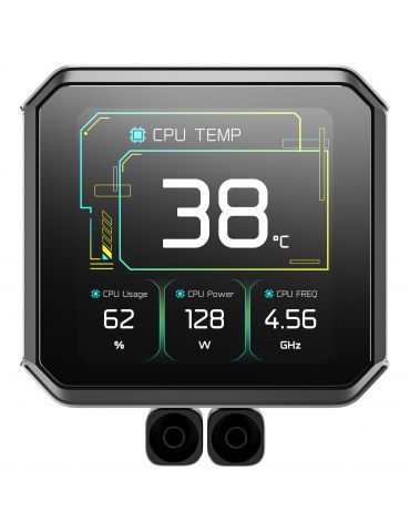 DeepCool Spartacus 360 Procesor Kit lichid de răcire 12 cm Negru