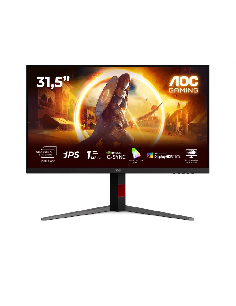 Computer Monitors AOC G4 U32G4U monitoare LCD 80 cm (31.5") 3840 x 2160 Pixel 4K Ultra HD Negru, Roşu