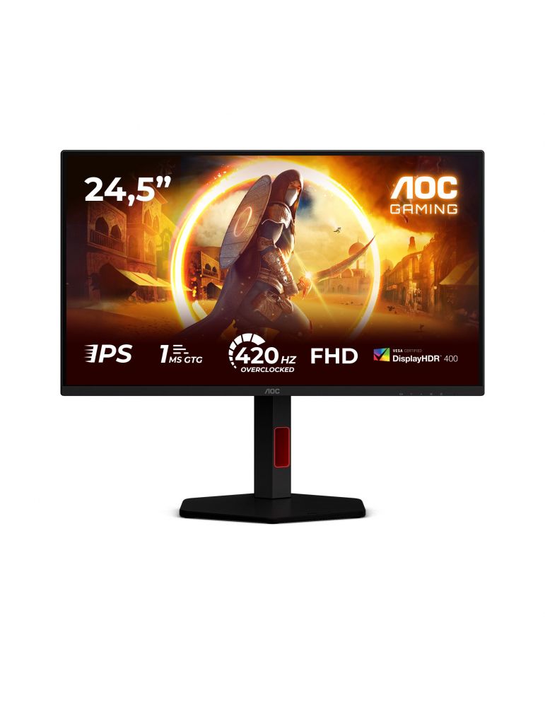 Computer Monitors AOC G4 25G4KUR monitoare LCD 62,2 cm (24.5") 1920 x 1080 Pixel Full HD LED Negru, Roşu