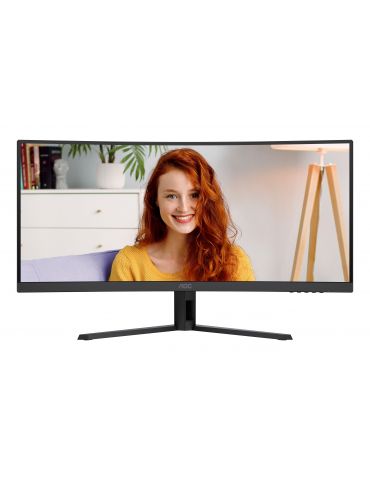AOC B3 CU34B3E monitoare LCD 86,4 cm (34") 3440 x 1440 Pixel Wide Quad HD LED Negru