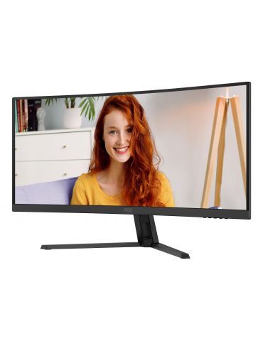 AOC B3 CU34B3E monitoare LCD 86,4 cm (34") 3440 x 1440 Pixel Wide Quad HD LED Negru